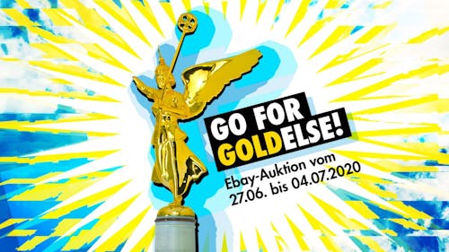 #Go For Goldelse: Rave The Planet versteigert die Siegessäule