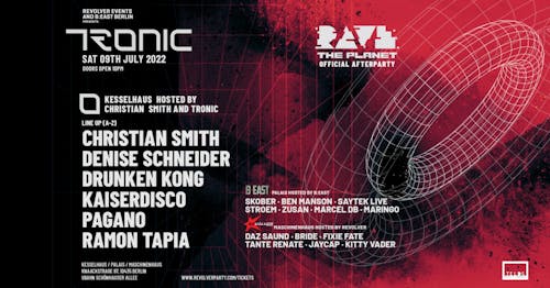 Official Afterparty w/ Tronic Showcase