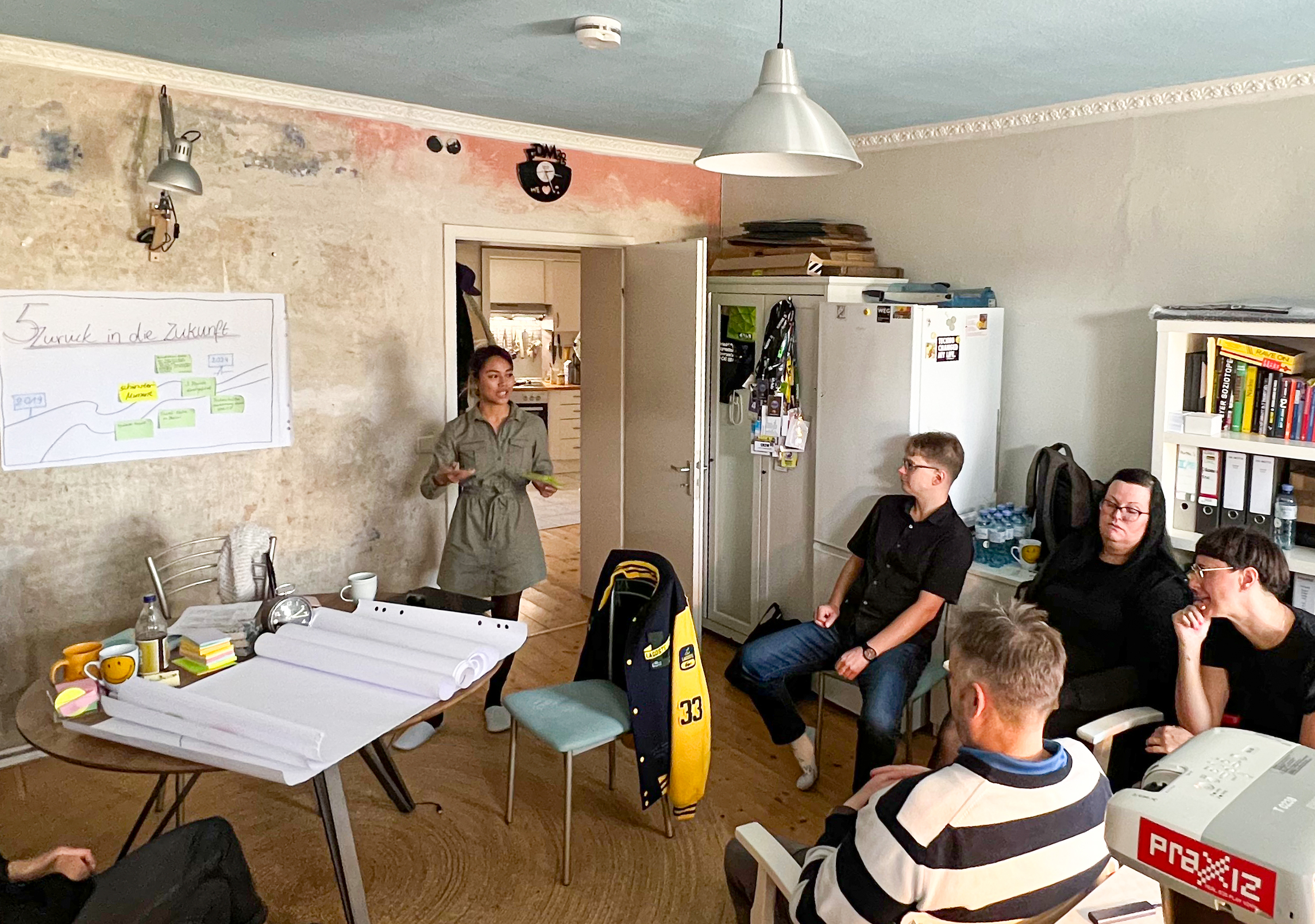 Workshop im Rave The Planet Büro